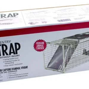 Single Door Live Trap 18in X 6in X 6in Pink