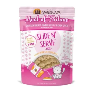 Slide N' Serve Meal of Fortune Chicken Breast Dinner With Chicken Liver Wet Cat Food