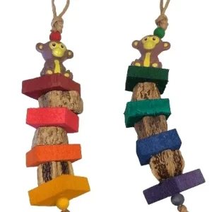 Small Balsa Pod Bird Toy
