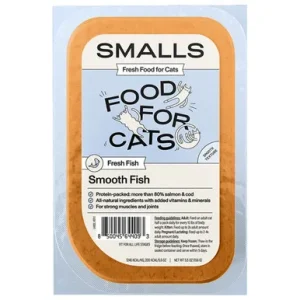 Smalls Gently Cooked Smooth Fish Fresh Salmon & Cod Recipe Pate Cat Food