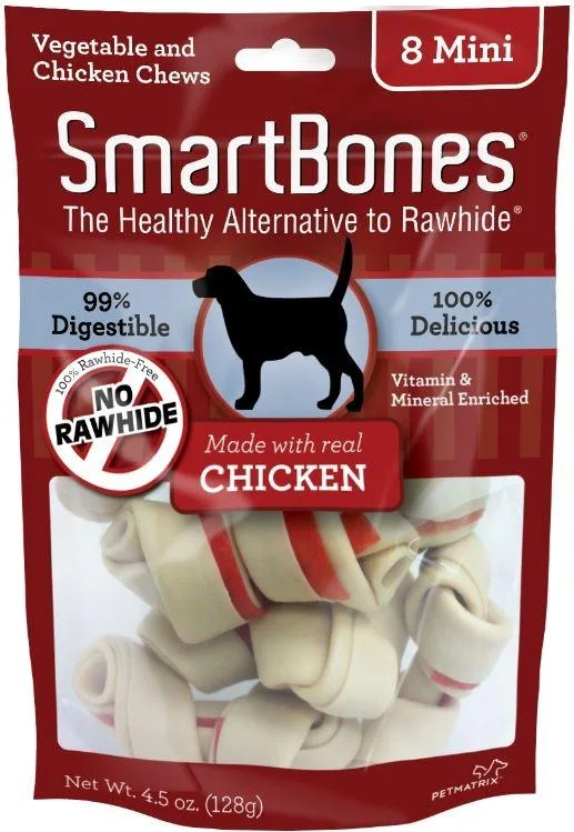 SmartBones Mini Chicken Chew Bones Dog Treats - Image 2