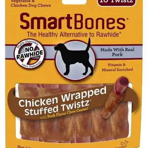 SmartBones Stuffed Twistz Vegetable and Chicken Wrapped Pork