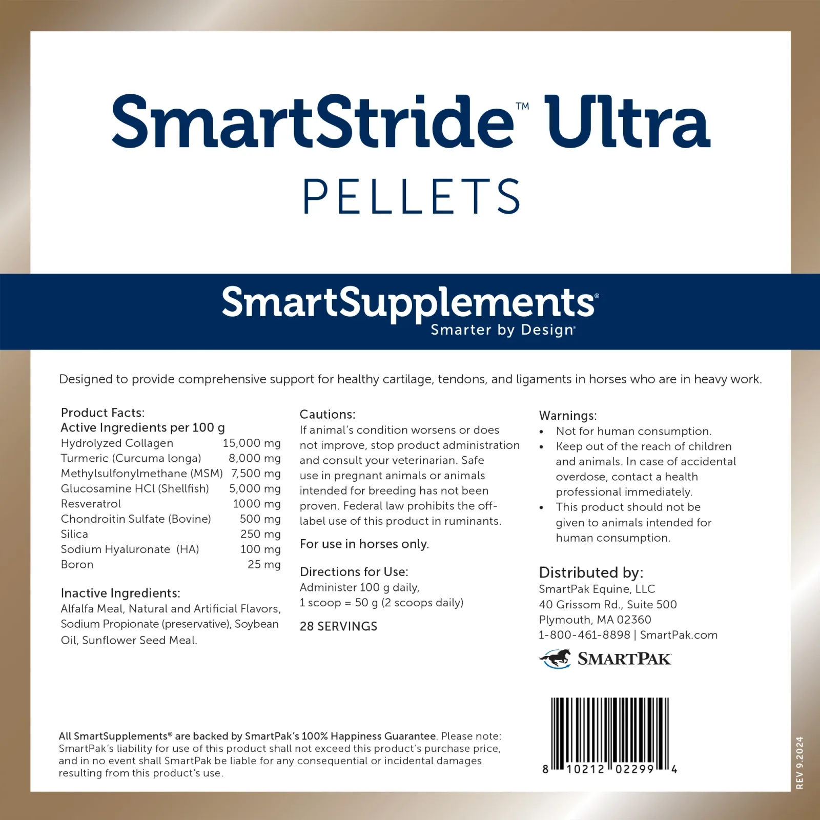 Smartequine SmartStride Ultra Pellets 6.2lb Bag - Image 2