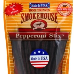 Smokehouse Pepperoni Stix Dog Treats 8 Inch