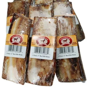 Smokehouse USA Made Beef Rib Bones 30 ct 6 in