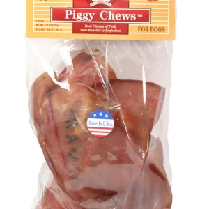 Smokehouse USA Made Natural Pig Ears Dog Chew 6 ct