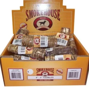 Smokehouse Usa Made Toobles Dog Treat Display 25Ea/4-5 In, 25 Ct