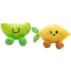 Snugarooz Lemon & Lime Plush Dog Toys, 2