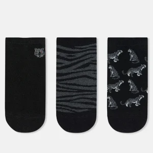 SocksXpress WWF Formal Lowcut Socks for Men (Pack of 3)