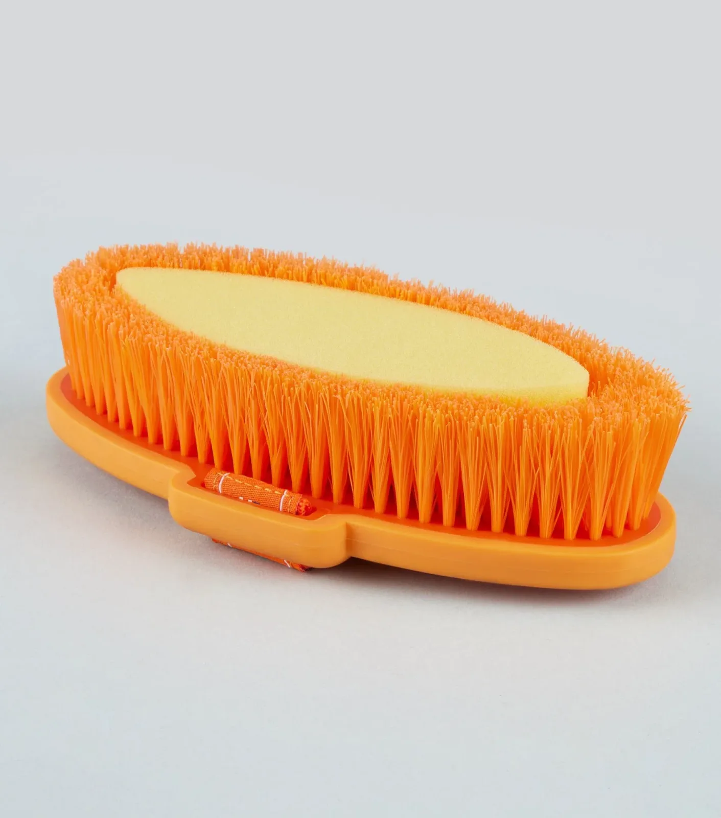 Soft-Touch Body Wash Brush Orange & Amber