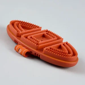 Soft-Touch Flexi Curry Comb Orange & Amber