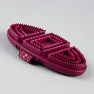 Soft-Touch Flexi Curry Comb Wine & Fuchsia