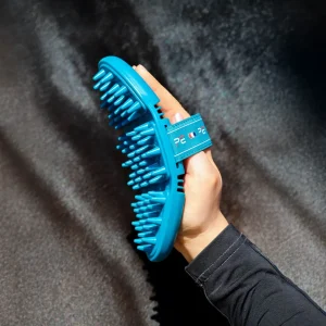 Soft-Touch Flexi Massage Brush Med Blue & Peacock