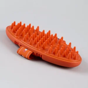Soft-Touch Flexi Massage Brush Orange & Amber