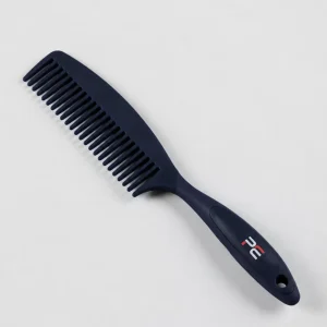 Soft-Touch Mane Comb with Handle Navy