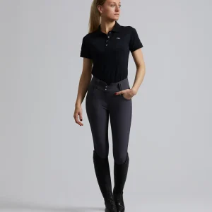 Sophia Ladies Full Seat High Waist Riding Breeches Anthracite