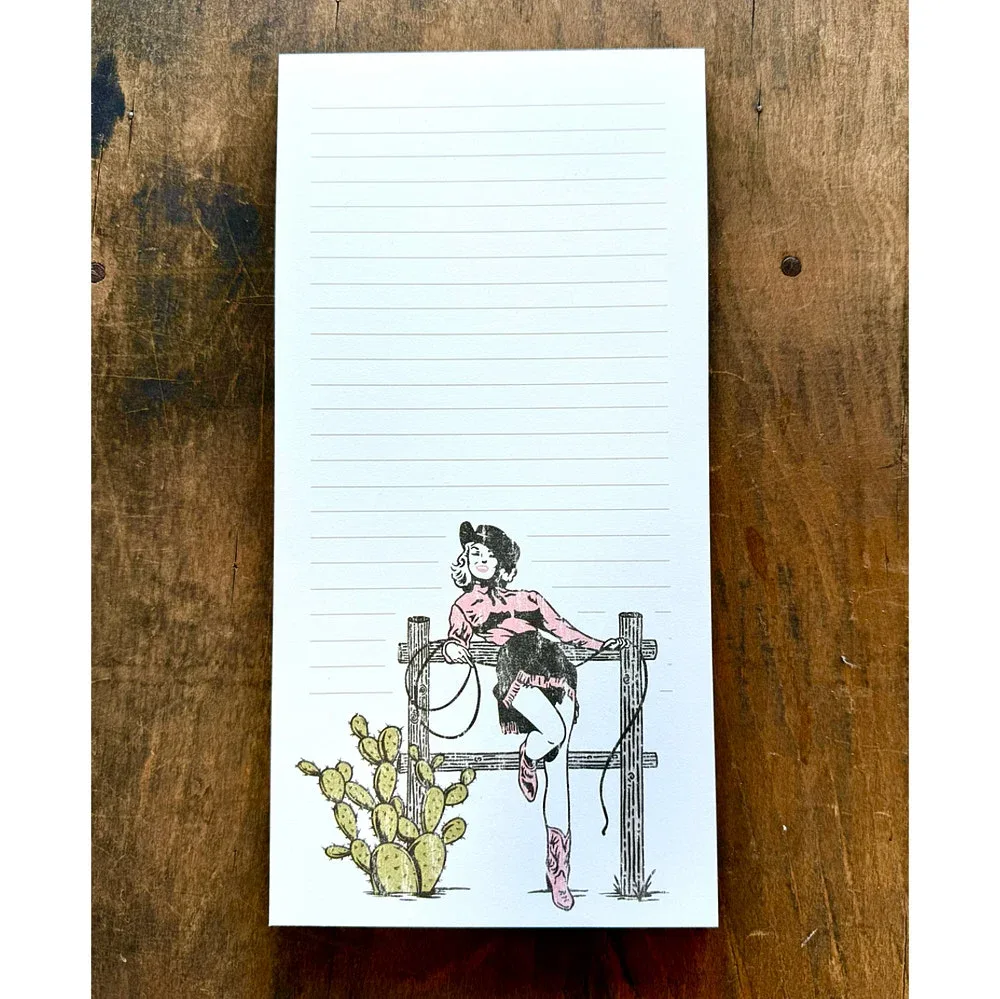 Southern Fried Designs Cowgirl Notepad - Image 2