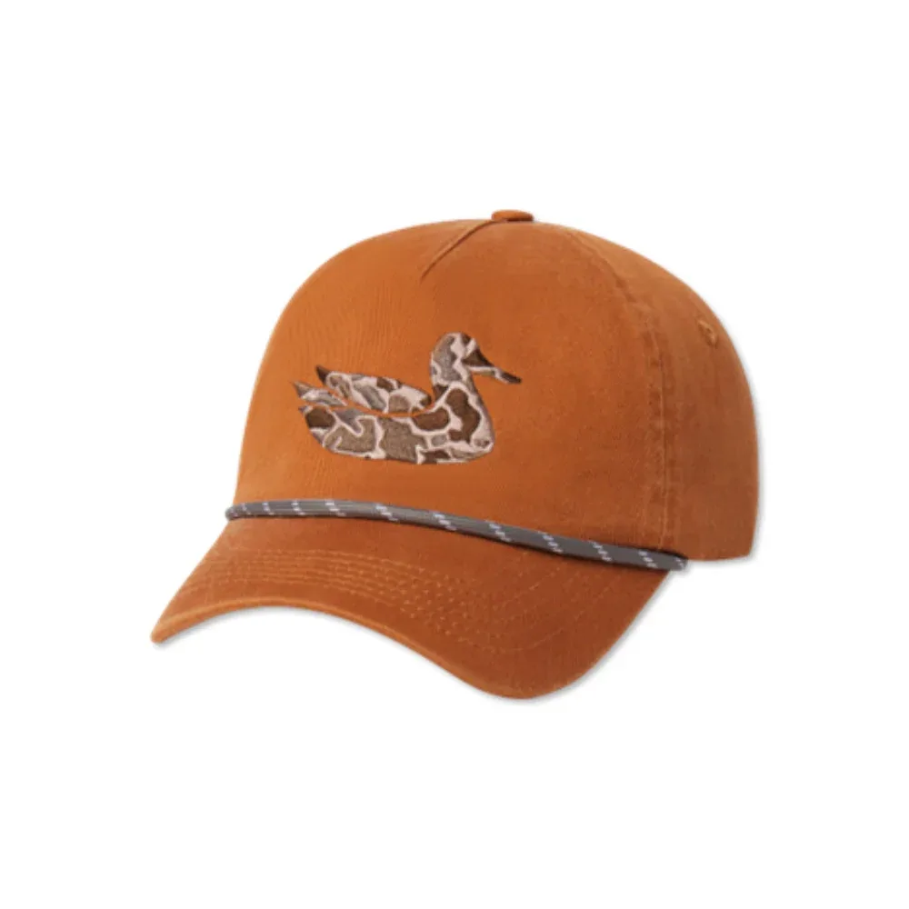 Southern Marsh Burnt Orange Camo Duck Cap - Image 2