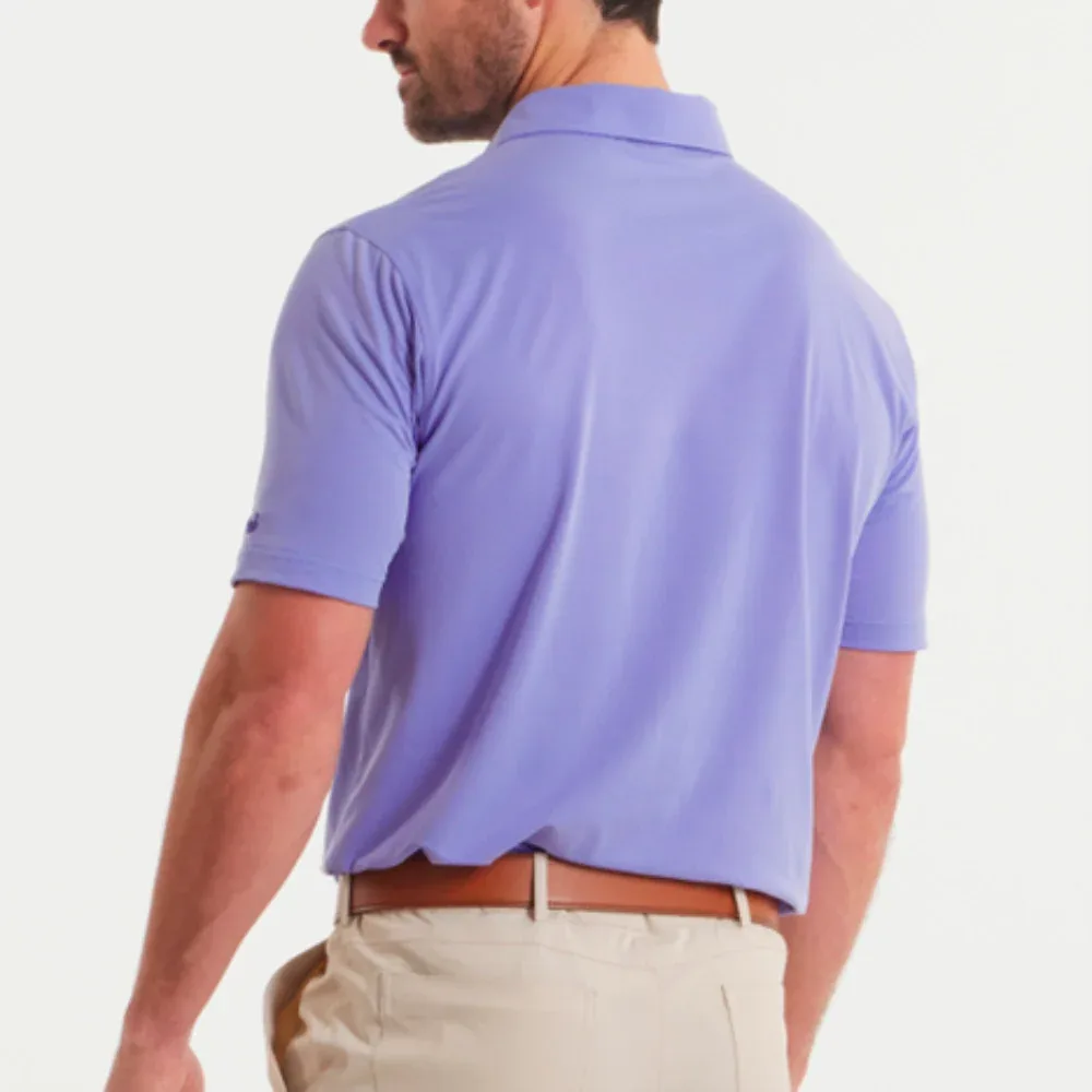 Southern Marsh Men's Indigo Varsity Performance Polo - Image 2