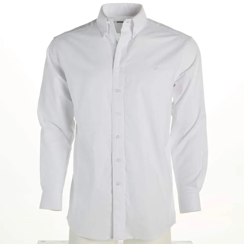 Southern Marsh Mens Oxford White Dress Shirt