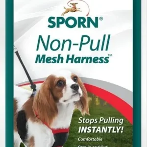 Sporn Non Pull Mesh Harness for Dogs - Black