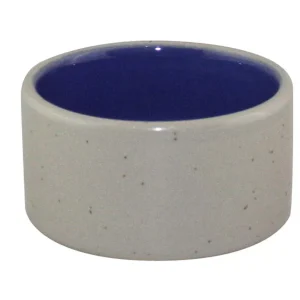 Spot Crock Small Animal Dish Blue, Grey 3 in