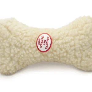 Spot Fleece Dog Toy Bone Natural 9 in