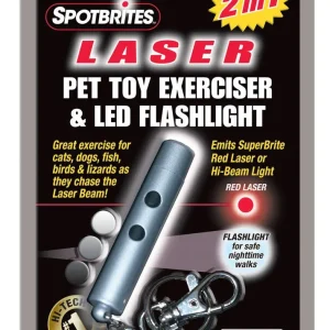 Spot Laser Original 2 in 1 Dog Toy Silver One Size