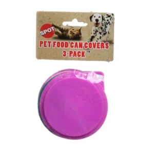 Spot Pet Food Can Covers Assorted 12Ea/3 Piece, 3.5 In