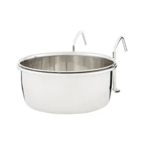 Spot Stainless Steel Coop Cup Wire Hanger Crate Pet Bowl