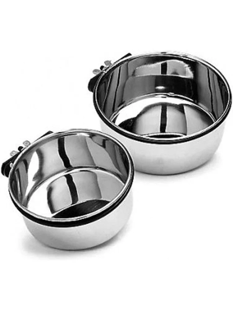 Spot Stainless Steel Coop Cup with Bolt Clamp, Silver, 20 oz