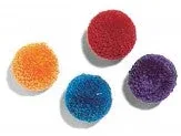 Spot Wool Pom Poms Cat Toy with Catnip Assorted, 1.5 in 4 ct - Image 2