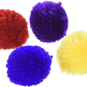 Spot Wool Pom Poms with Catnip Cat Toy
