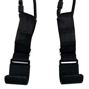 Squat Harness - Barbell & Trap Bar Hook Straps (Pair) for The Squat Harness V3/V4