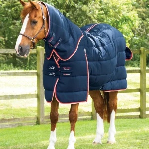 Stable Buster 200g Stable Rug with Neck Cover Navy
