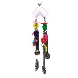 Stainless Steel Noise Maker Bird Toy