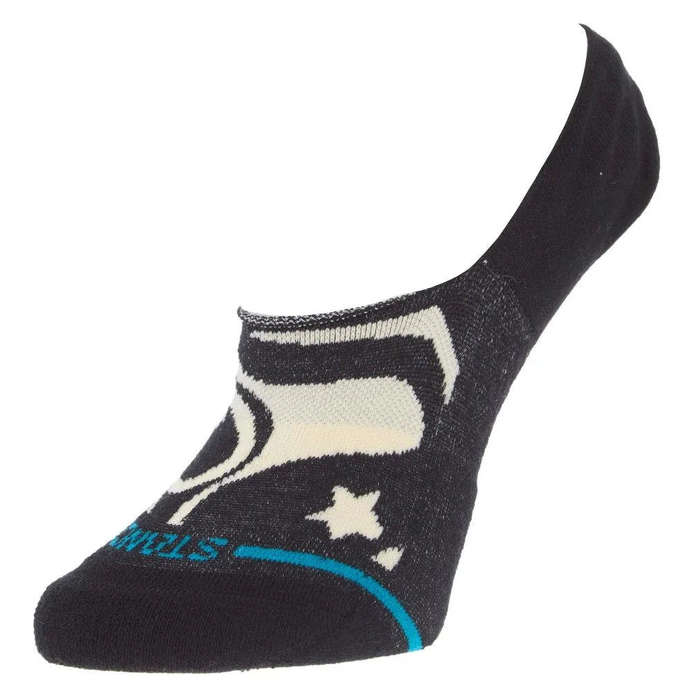 Stance Ladies Black Star Swirl No Show Socks