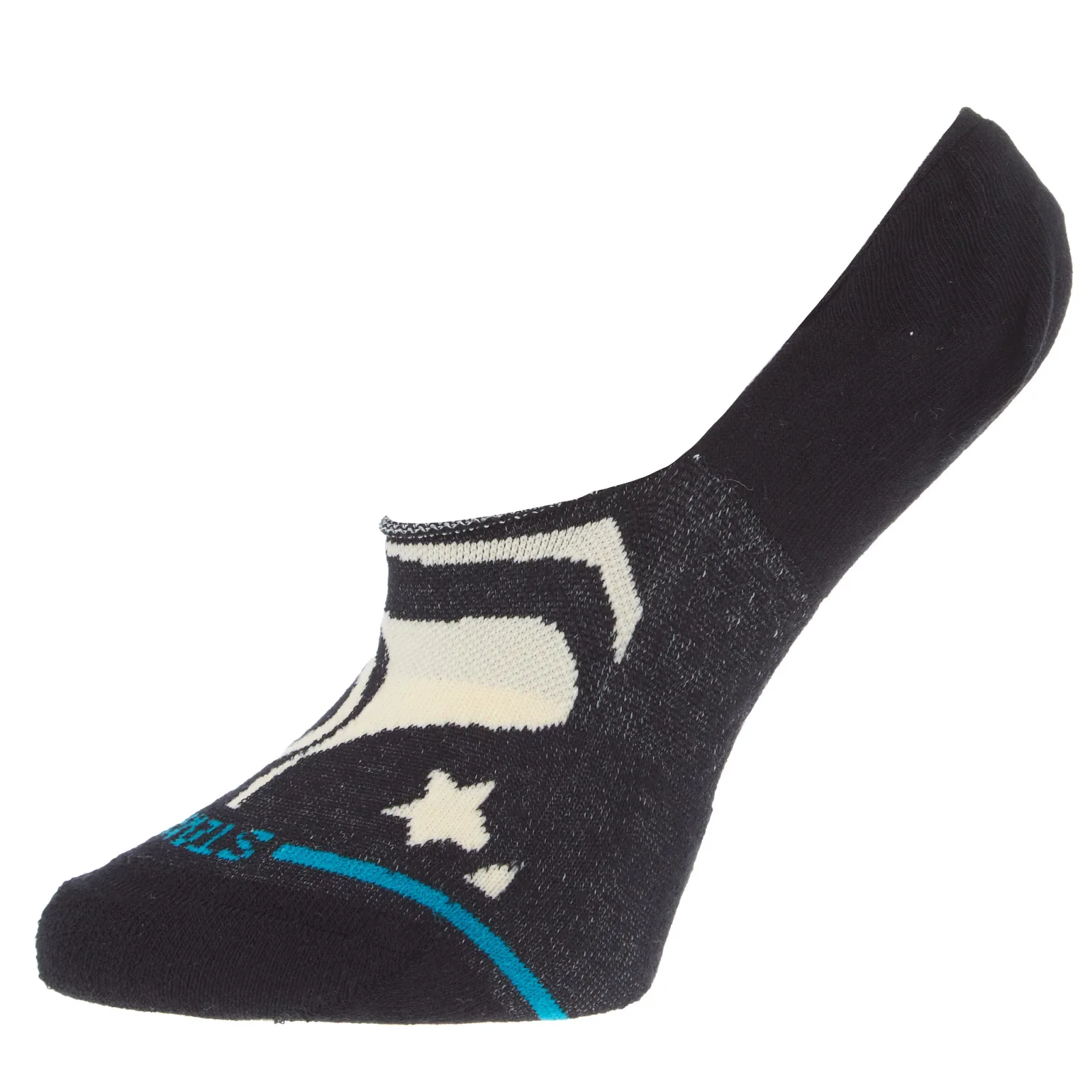 Stance Ladies Black Star Swirl No Show Socks - Image 2