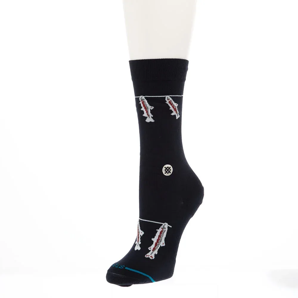 Stance Unisex Gone Fishin Navy Crew Socks