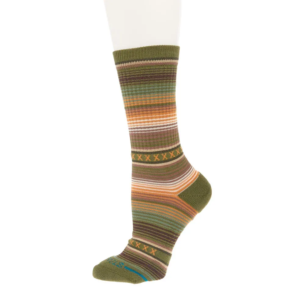 Stance Unisex Green Multicolor Curren Crew Socks 3 Pack - Image 2