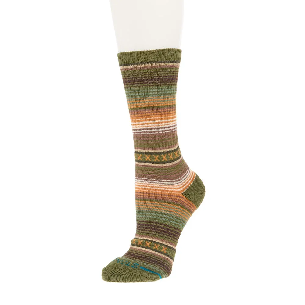 Stance Unisex Green Multicolor Curren Crew Socks 3 Pack