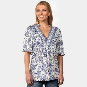 Star Blue Botanicals Top