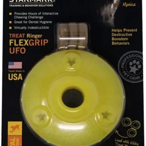 Starmark Flexgrip Ringer UFO Treat Toy Medium