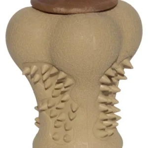 Starmark Rubbertuff Dog Treat Bone Tan Large