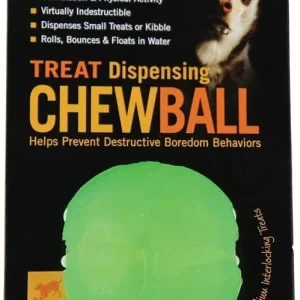 Starmark Treat Dispensing Chew Ball Dog Toy
