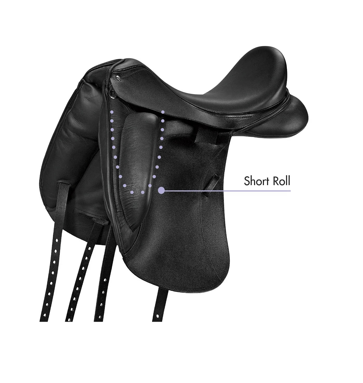 Steffen's Advantage Smooth Monoflap Dressage Saddle