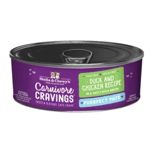 Stella & Chewy's Carnivore Cravings Duck & Chicken Recipe Purrfect Paté Adult Canned Cat Food