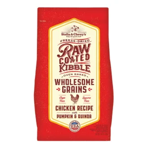 Stella & Chewy's Dog Wholesome Grain Raw Coated Chicken, 22 lb