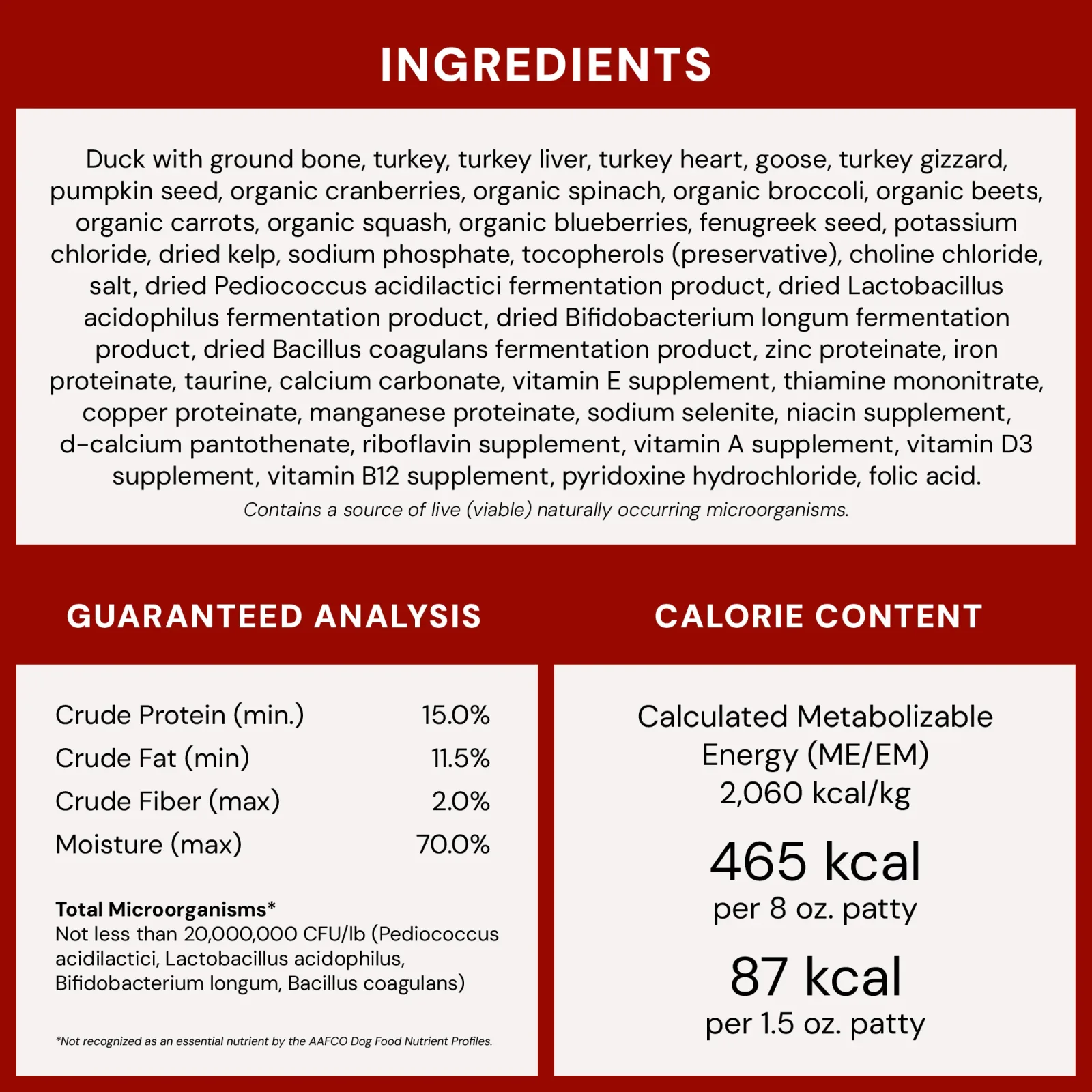 Stella & Chewy's Frozen Raw Dinner Patties for Dogs - Duck Duck Goose Recipe - 6 lb. - Image 2