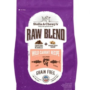 Stella & Chewy's Raw Blend Kibble Wild Caught Recipe Dry Cat Food